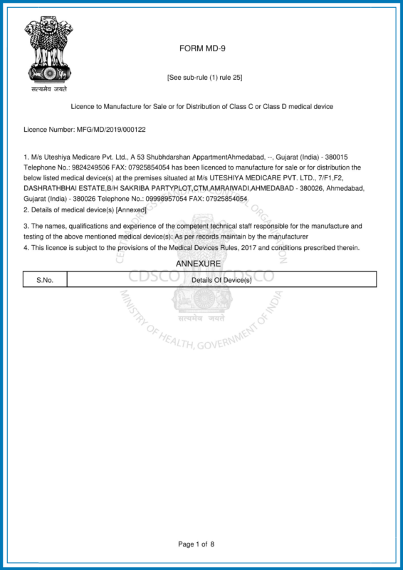 Orthopedic Implants & Instruments Manufacturer/Suppliers- Uteshiya