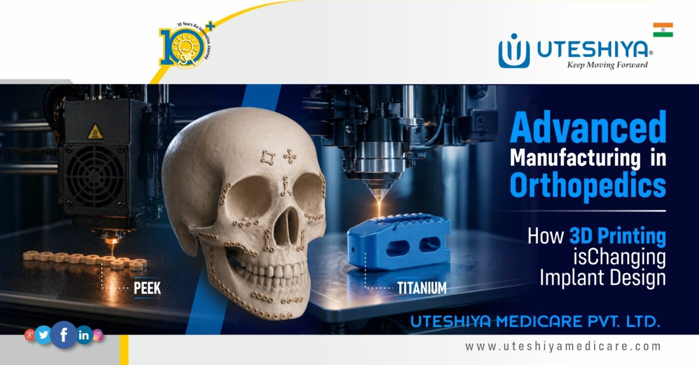 Advanced Manufacturing in Orthopedics How 3D Printing Is Changing Implant Design